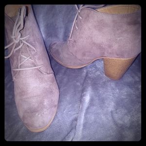 Maurices booties with heel